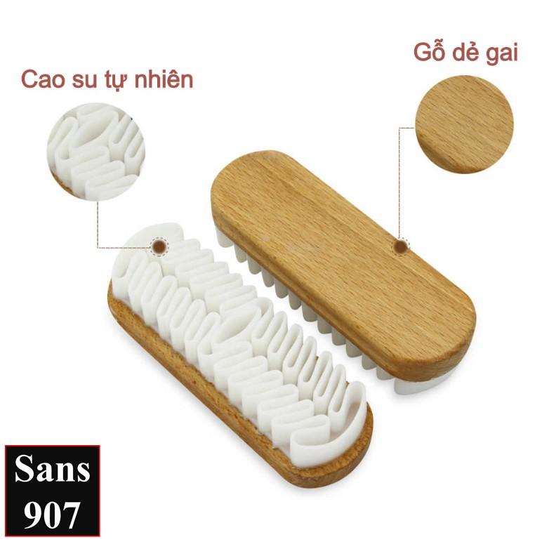 Bàn Chải Đánh Giày Da Lộn Dụng Cụ Vệ Sinh Giày Sans907