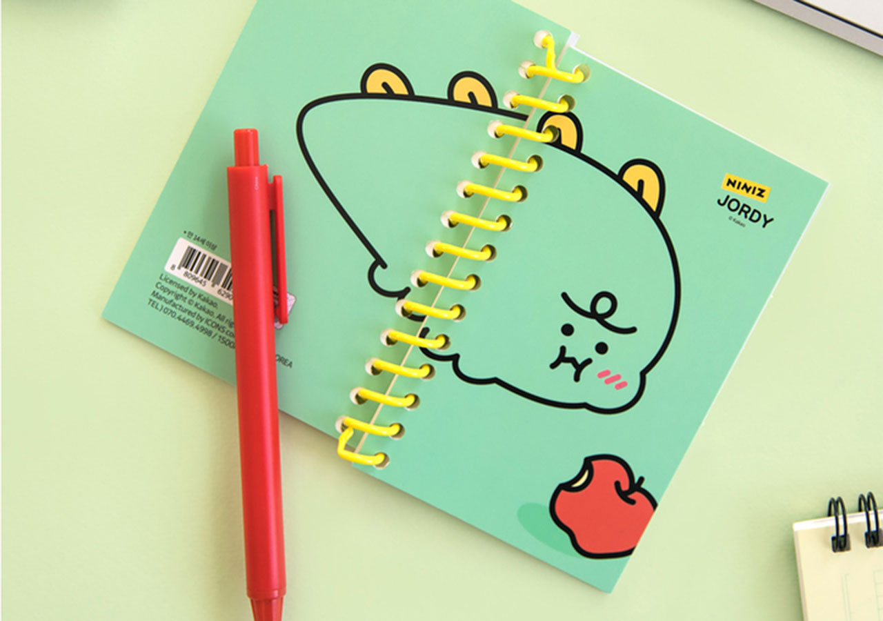 Sổ Tay Bỏ Túi Jordy KAKAO FRIENDS Chính Hãng