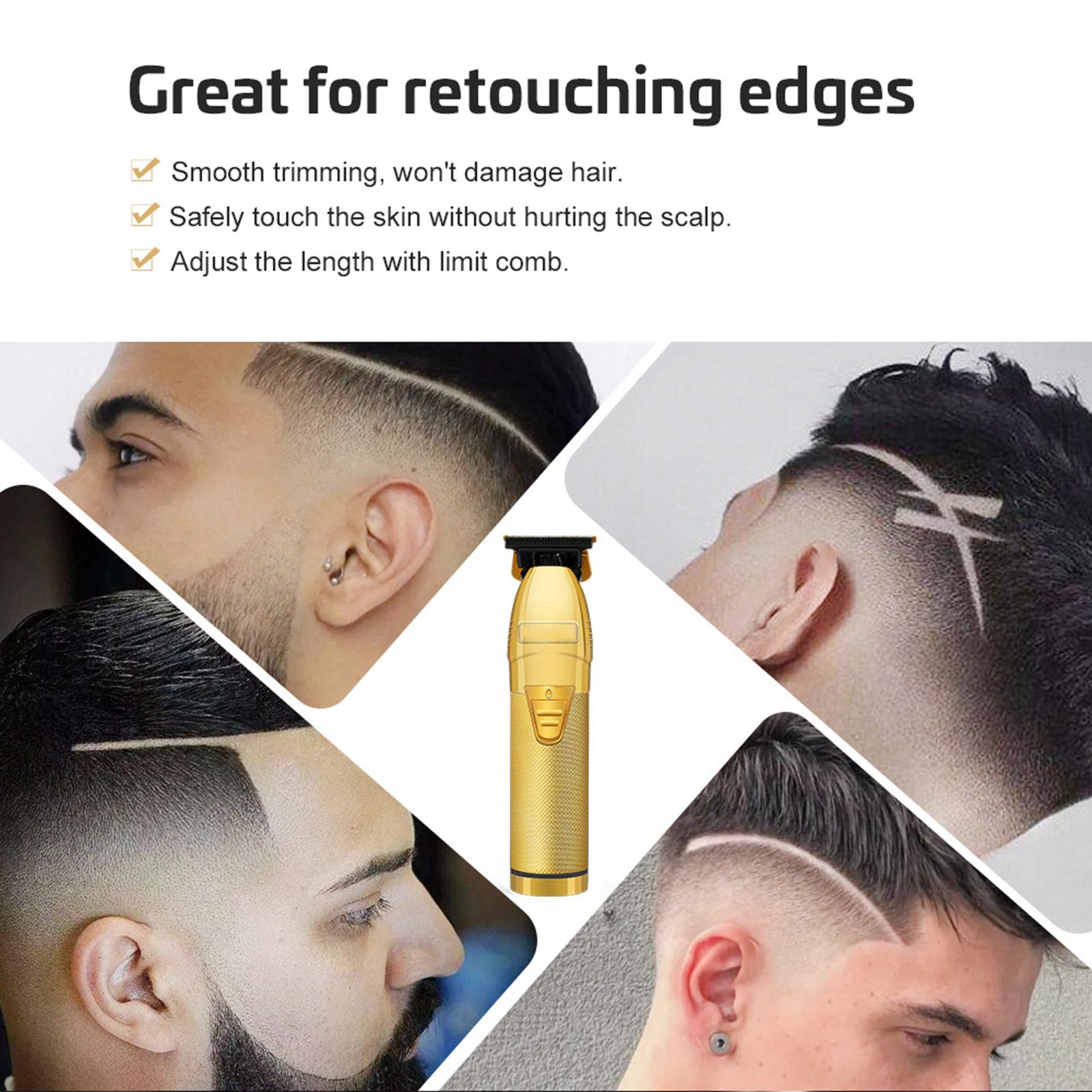 Professional Cordless Hair Clippers Trimmer Shaving Machine Sculpted Carving