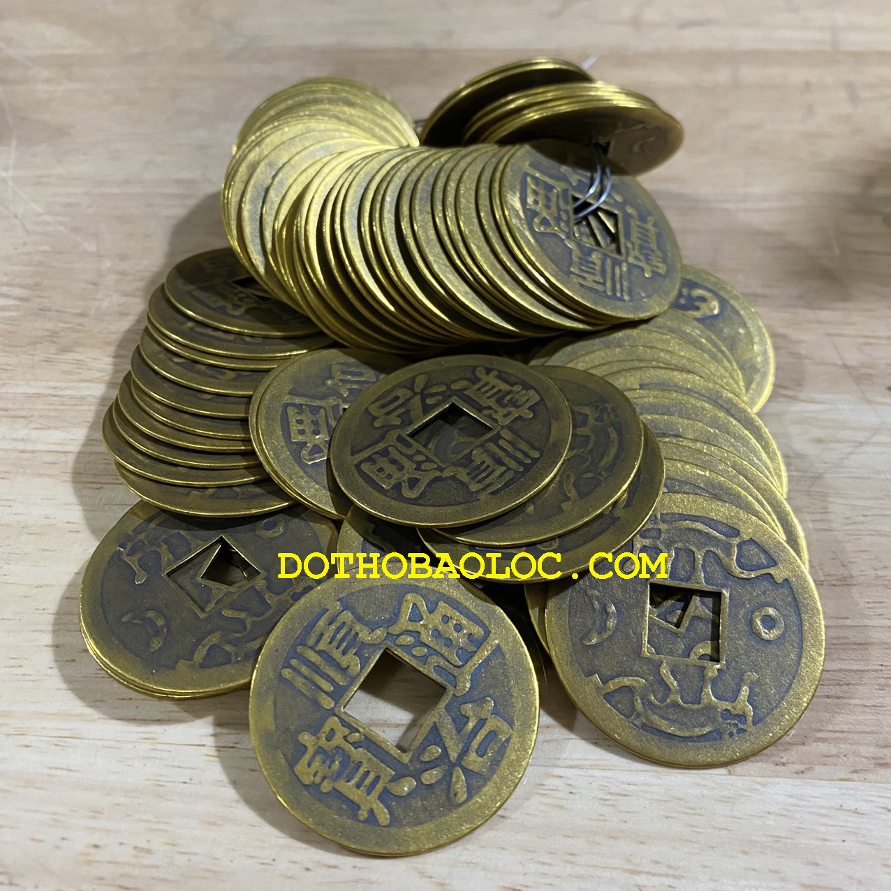 Đồng xu cổ phong thủy đường kính 4.2cm - mang lại may mắn, thịnh vượng