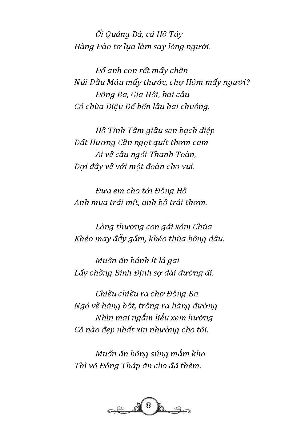 Ca Dao Việt Nam Tuyển Chọn