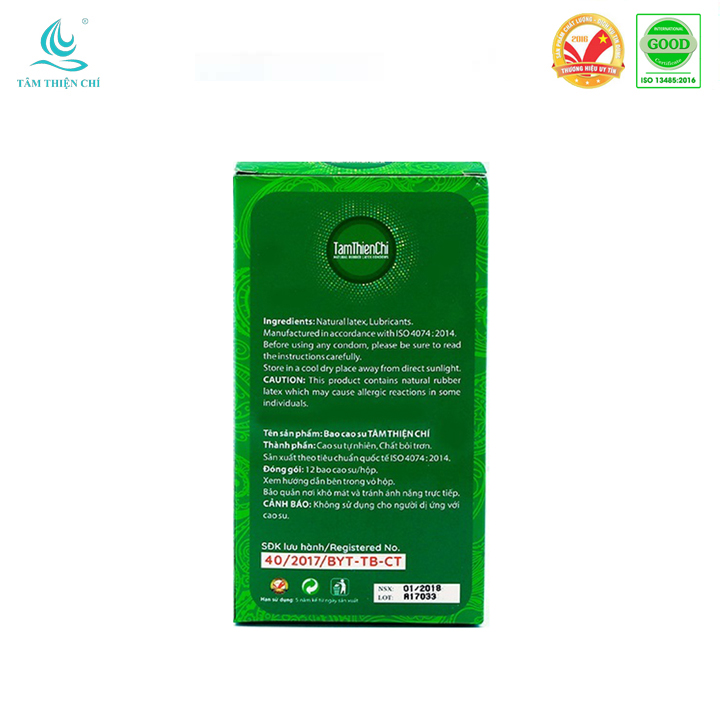 Gel bôi trơn Tâm Thiện Chí 25g và Bao cao su TTC Family hộp 12 cái