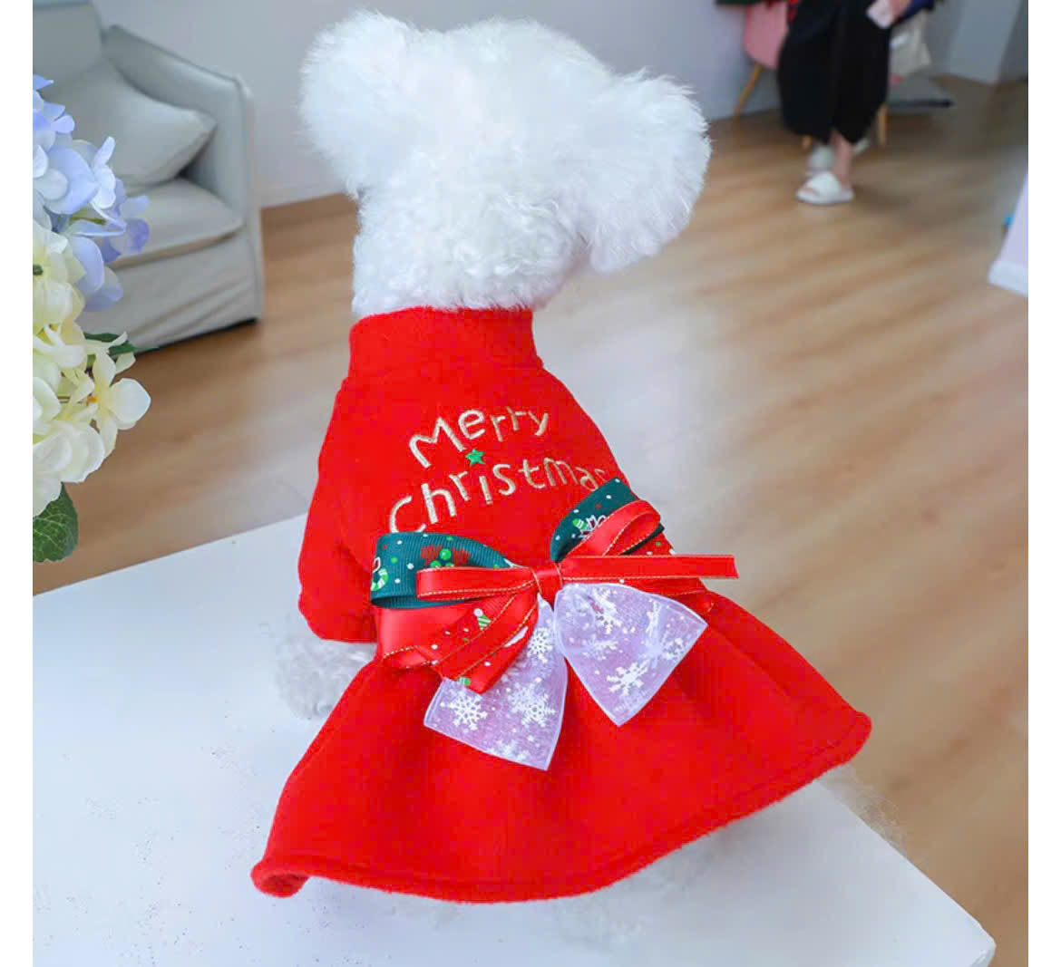 ĐẦM NOEL SANG TRỌNG 10 TỪ 0.2-8KG DÀNH CHO THÚ CƯNG CHÓ MÈO