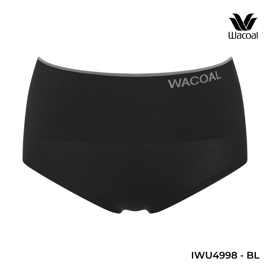 Quần lót nữ Wacoal lưng cao ngang rốn, bản to, viền mỏng thun pha cotton IWU4998 - WU4998