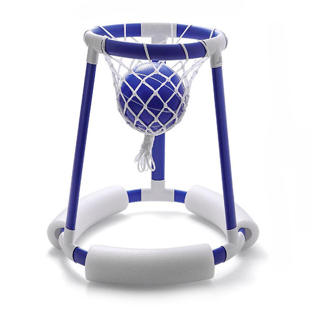 Đồ chơi bóng rổ gồm rổ ném bóng và bóng dạng bơm hơi tiện lợi để trong nhà cho trẻ em
