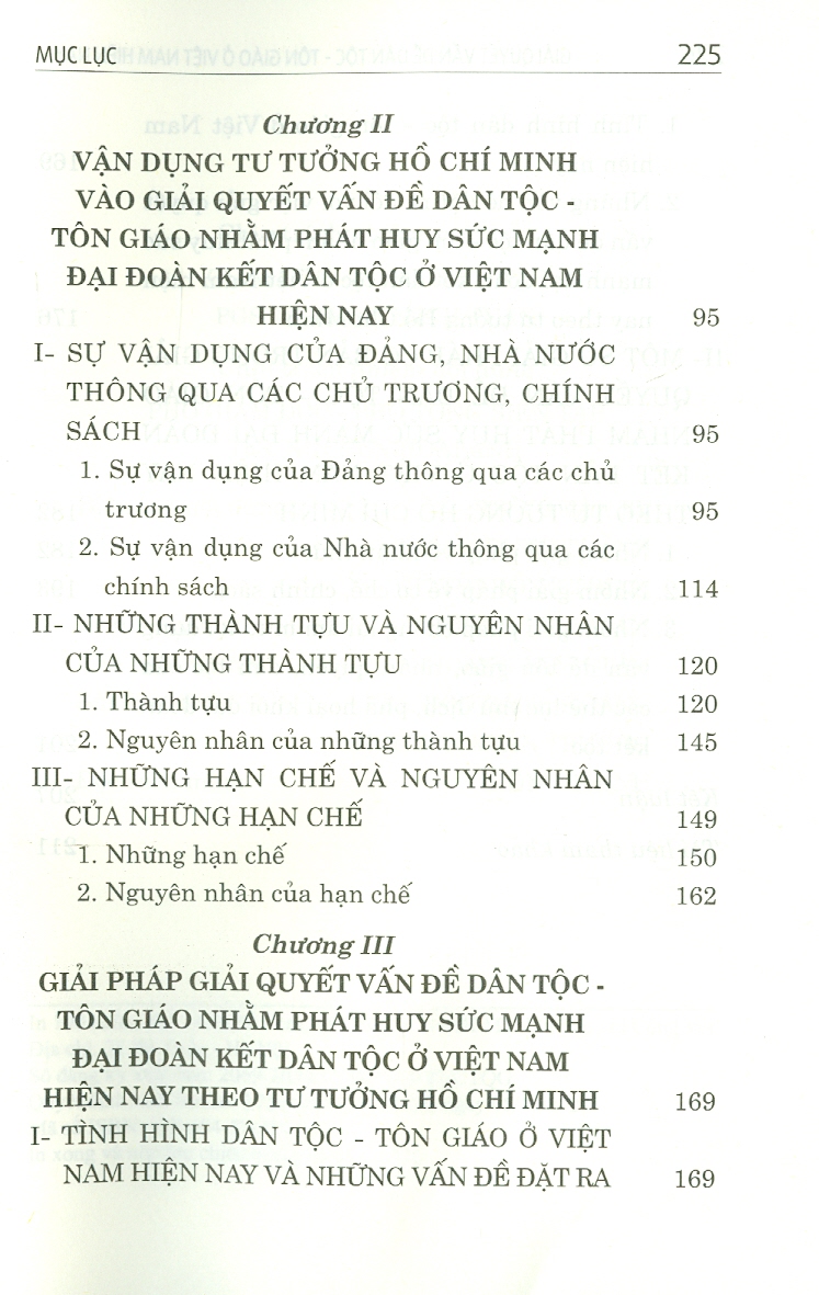 Giải Quyết Vấn Đề Dân Tộc - Tôn Giáo Ở Việt Nam Hiện Nay Nhằm Phát Huy Sức Mạnh Đại Đoàn Kết Dân Tộc Theo Tư Tưởng Hồ Chí Minh (Sách chuyên khảo)