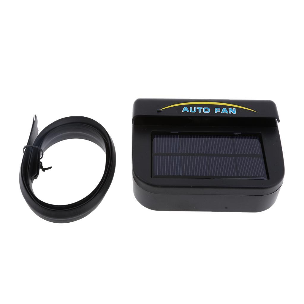 Solar Powered Car Air Vent Exhaust Fan Radiator Vent w/ Ventilation 3pcs