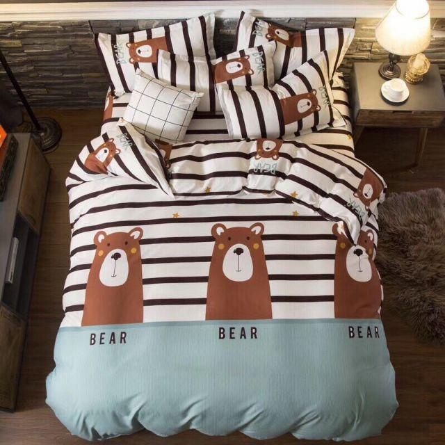 BỘ CHĂN GA VÀ VỎ GỐI POLY COTTON