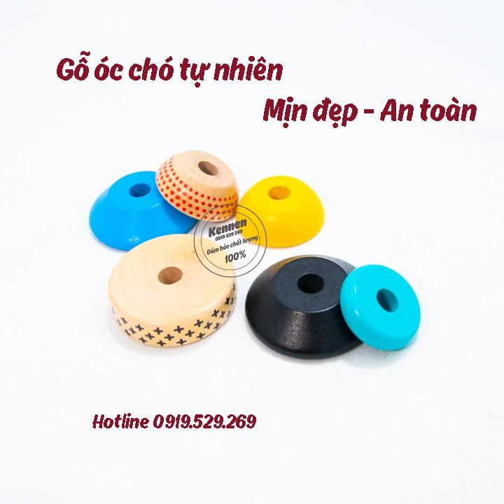 Xếp tháp cầu vồng giáo cụ montessori cho bé từ 1-3 tuổi