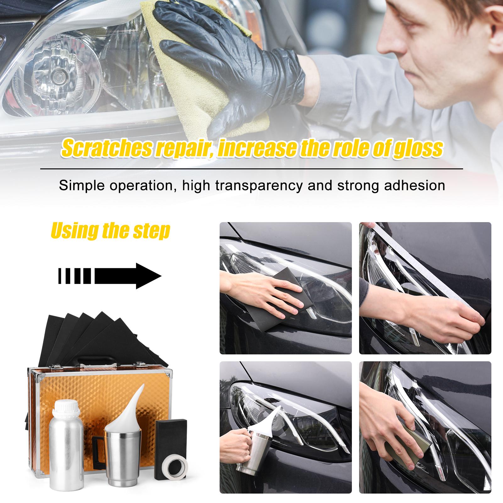 Car Headlight Polish Car Headlight Repairing Kit Car Headlight Repairing Fluid Scratch Repairing Headlight Renovation