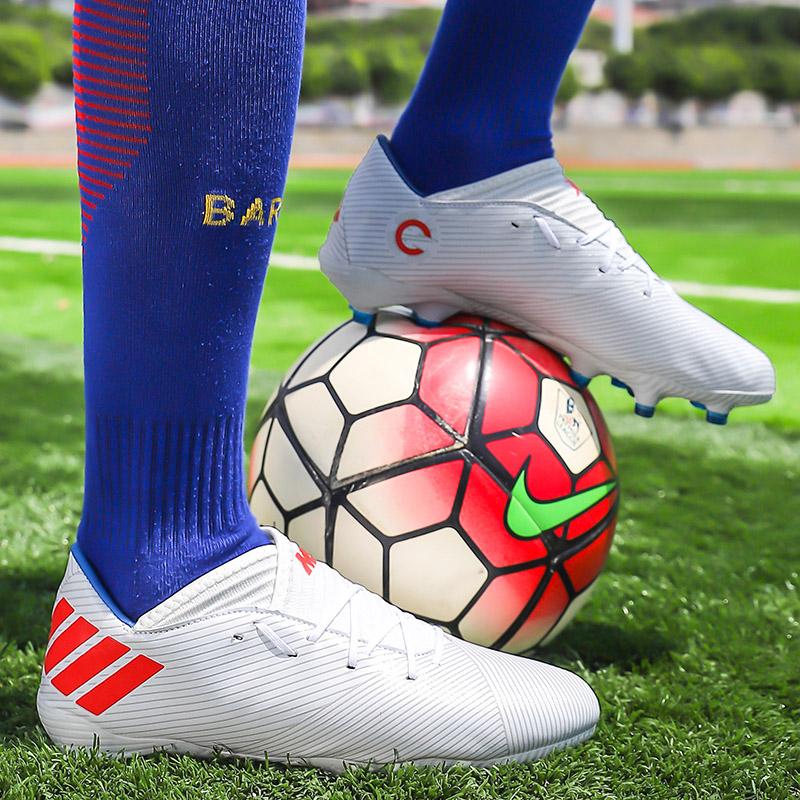 LSYAAAAA Giày bóng đá nam Giày bóng đá chuyên nghiệp Futsal Soccer Soccer Soccer Đào tạo Giày Zapatos De Futbol Giày bóng đá trẻ em