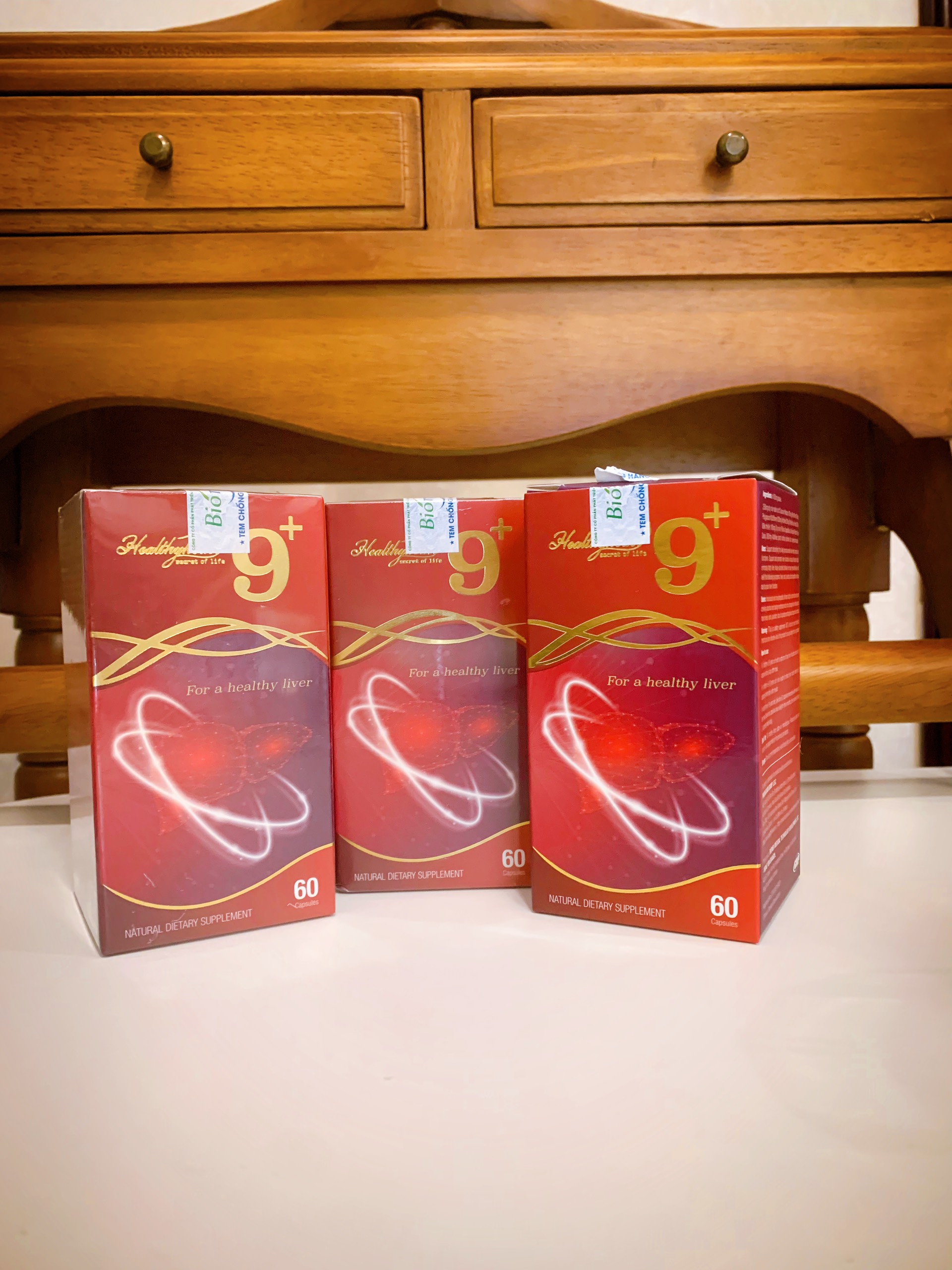 Viên Uống 9+ Tốt Gan Khỏe Người, Hộp 60 Viên