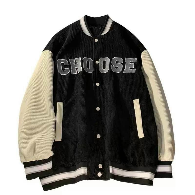 Áo Khoác bomber áo varsity jacket CHOOSSE chất nhung tăm cao cấp 2 lớp đẹp thời trang phng cách trẻ trung