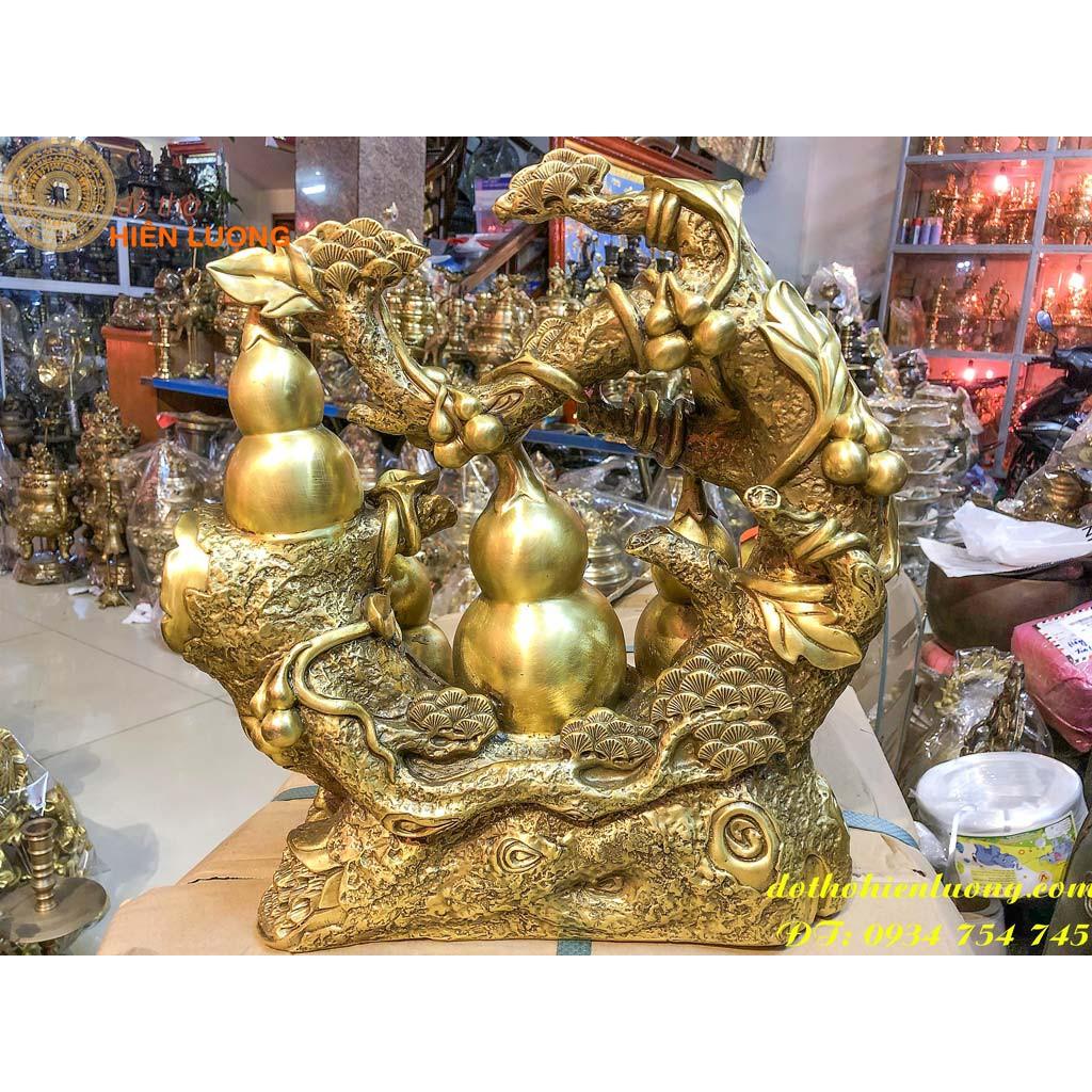 Dàn Hồ Lô Chữ Phúc Bằng Đồng