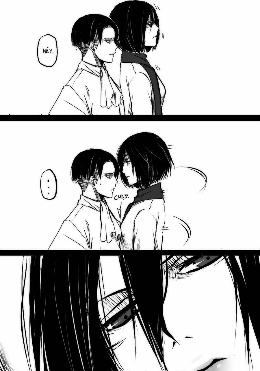 tấn công người khổng lồ - doujinshi eren x mikasa chapter 60 3
