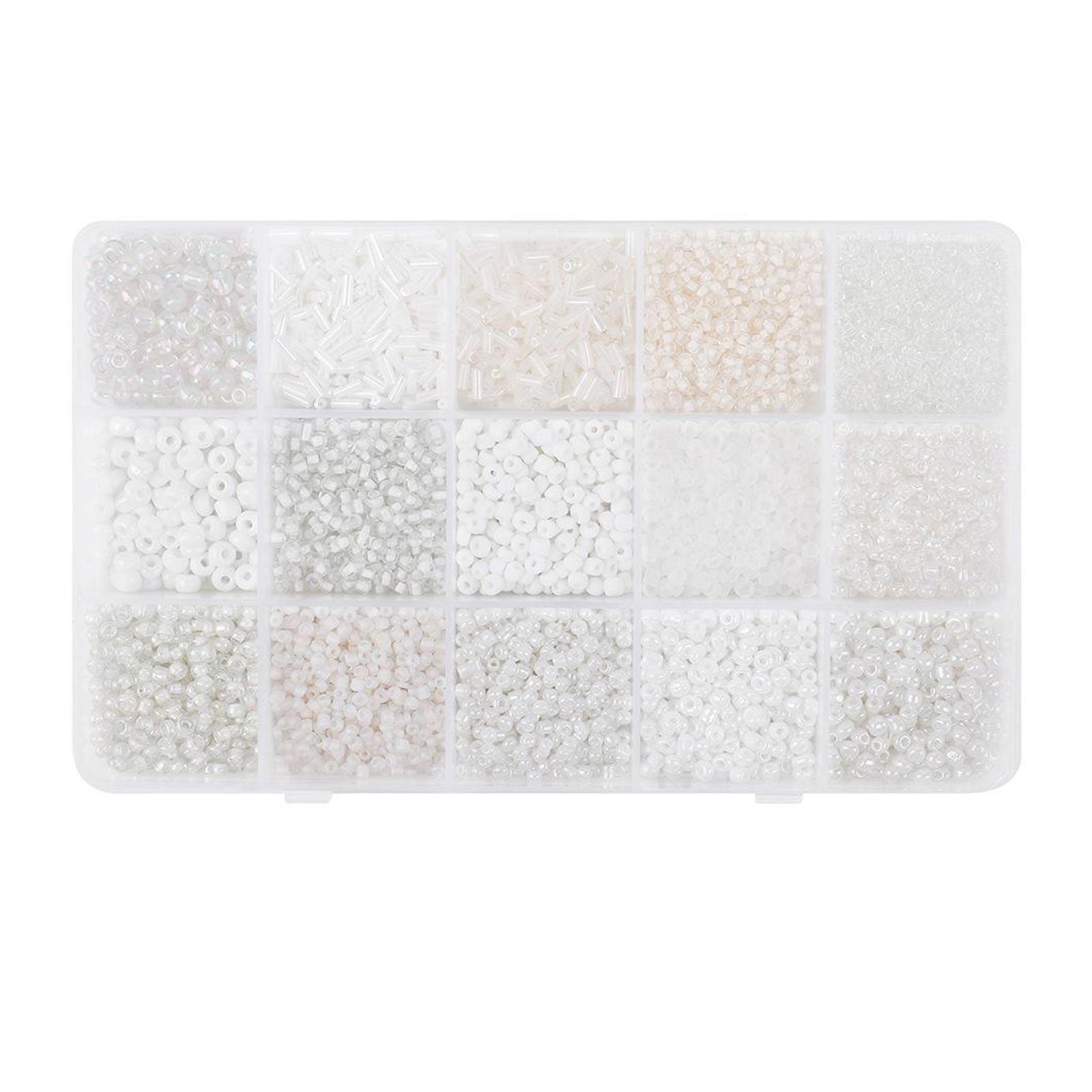 Glass Beads , Small Beads Crafting Supplies, DIY Handmade Colorful Craft Beads, Loose Spacer Beads for Jewelry Making Pendants Earring