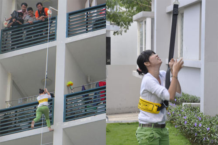 Dây Thoát Hiểm Cá Nhân Nikawa KDD-11F - Tặng Giá Treo Móc Nikawa HY-01