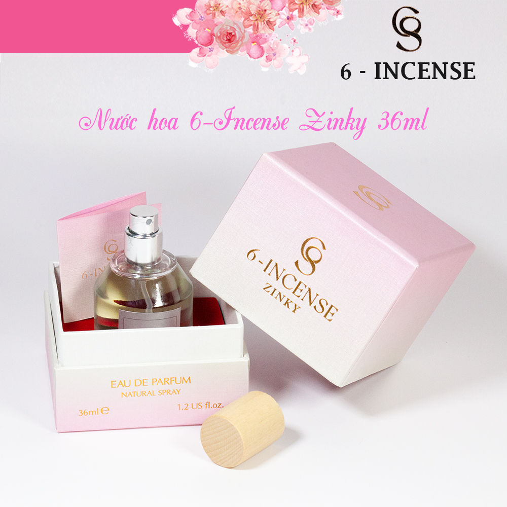 Nước hoa 6-Incense ZINKY Hương Thiên Nhiên 36ml