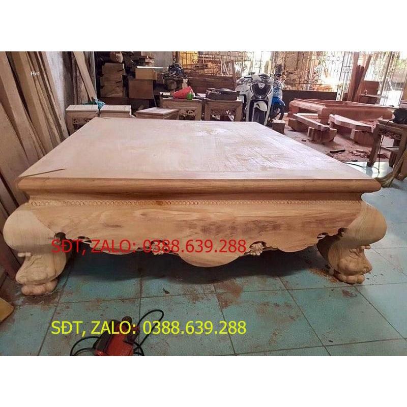 Sập nằm gỗ cẩm vàng 1m6 x 2m