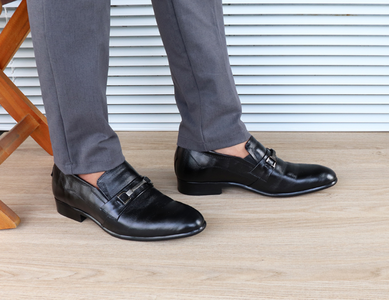 GIÀY TĂNG CHIỀU CAO GIÀY CAO DÀNH CHO NAM GIỚI S1028 DA SẦN - CAO 6CM GIÀY ĐỘN NAM CAO VƯỢT TRỘI