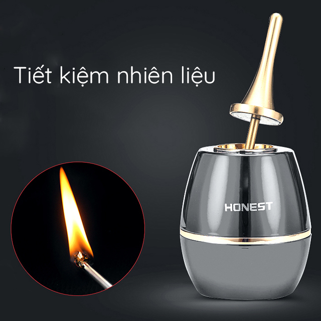 Vỏ Hột Quẹt Bật Lửa Điện - Xăng Đẹp Độc Lạ Honest BCZ4054-1 Kết Hợp Giữa Hiện Đại &amp; Cổ Điển Sang Trọng Cao Cấp