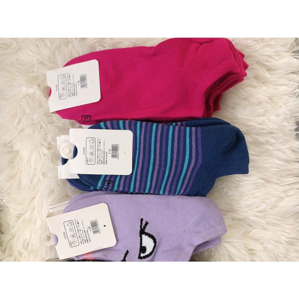 10 đôi Tất Vớ nữ Cotton mềm mịn