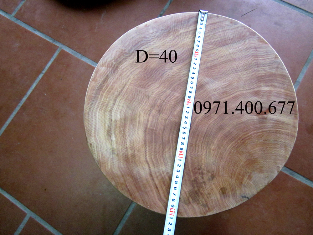 Thớt Gỗ Nghiến Sơn La đường kính 45cm