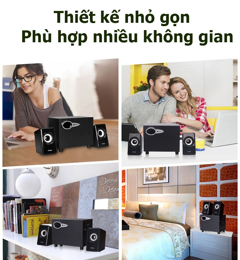 Loa Nghe nhạc Điện thoại, Máy tính, Tivi 301 3 Loa 3 trong 1