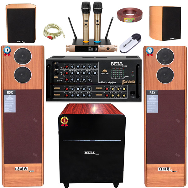 Trọn bộ dàn âm thanh karaoke gia đình KMS - 206 BellPlus (hàng chính hãng)