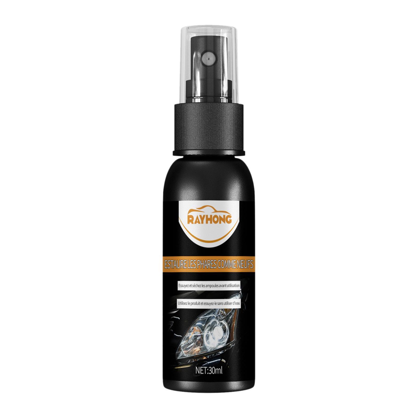 Headlight Repair Fluid Car Headlight Repair Fluid Spray, Headlight Cleaner Restoration Liquid for Repair Matt Yellowed Headlights