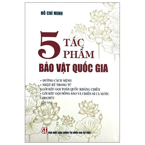 Sách - 5 tác phẩm bảo vật quốc gi a - Hồ Chí Minh