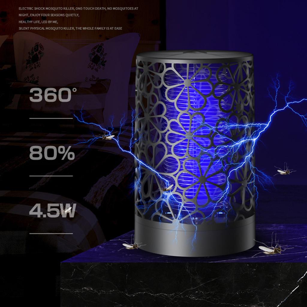 Bug for Outdoor Indoor, USB Electric Mosquito Killer, Insect & Fly Trap , Light Bulb Lamp for Backyard, Garden, Patio