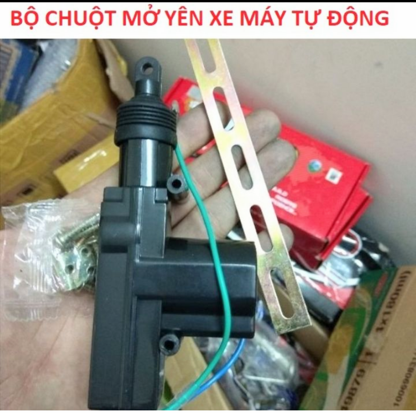 BỘ CHUỘT TỰ ĐỘNG MỞ YÊN MỞ CỐP XE MÁY BẰNG ĐIỆN TIỆN DỤNG HÀNG CHUẨN