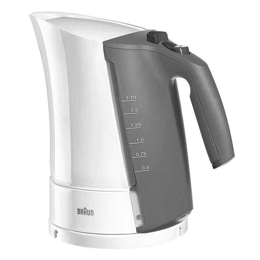 Bình Đun Siêu Tốc Braun WK 300 WH  - Trắng xám - Hàng Chính Hãng