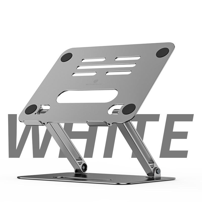 P43 - Kệ Giá Đỡ Laptop Macbook Nhôm Cao Cấp Xếp Gọn, Điều Chỉnh Độ Cao Lên Xuống Thoải Mái.