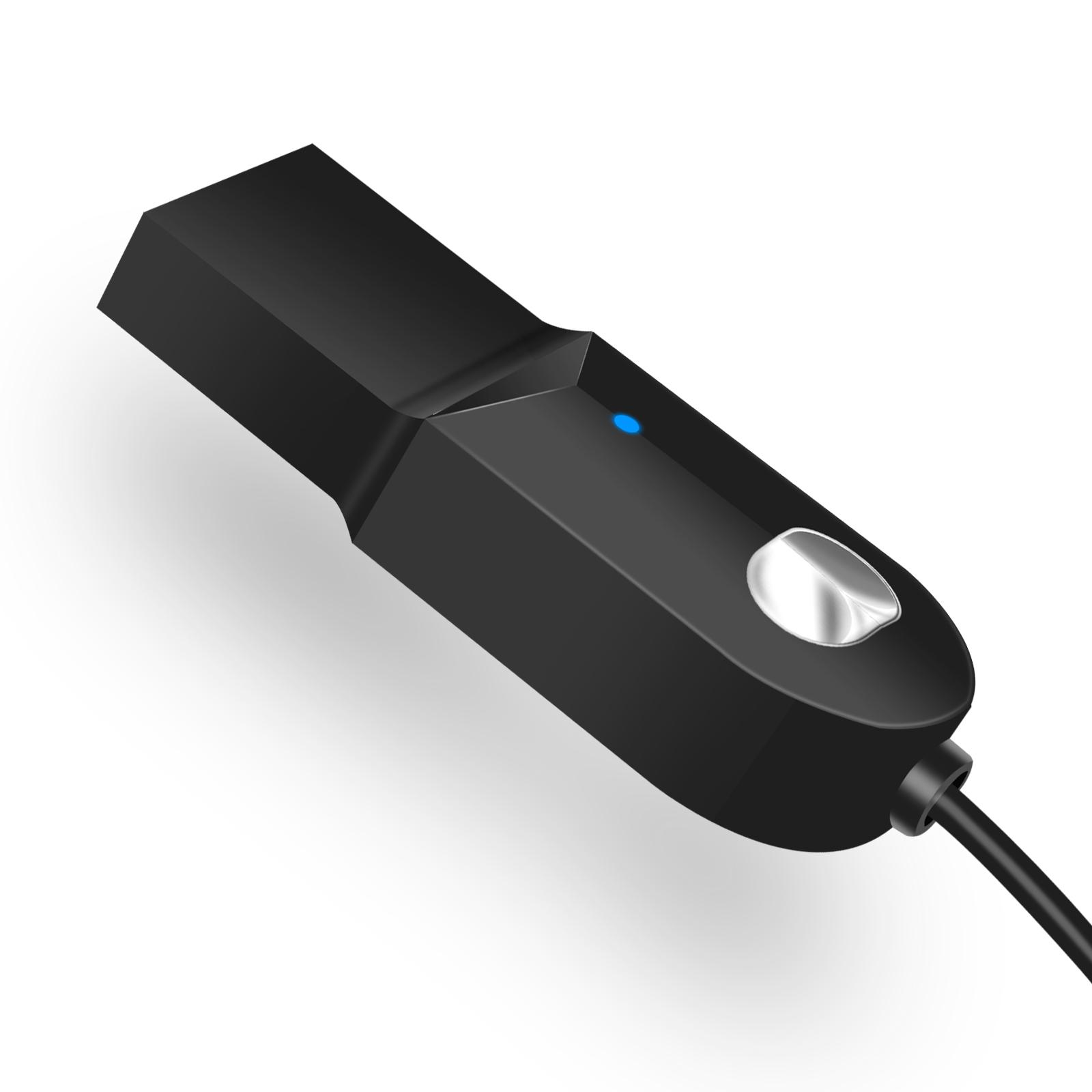 Bộ chuyển đổi âm nhạc không dây rảnh tay với micrô 3.5mm AUX Jack USB được hỗ trợ