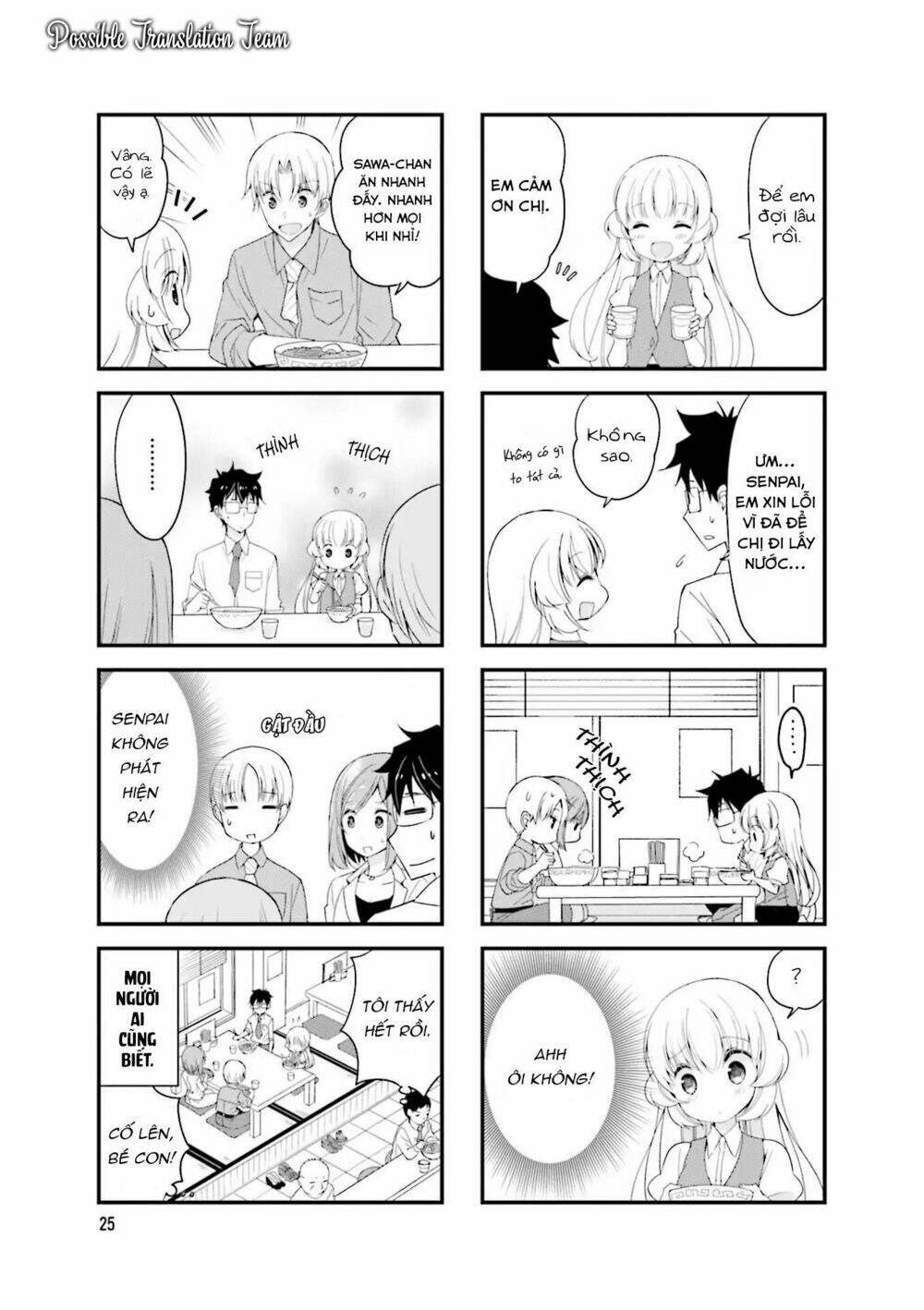 senpai nhỏ nhắn của tôi rất dễ thương chapter 18 9