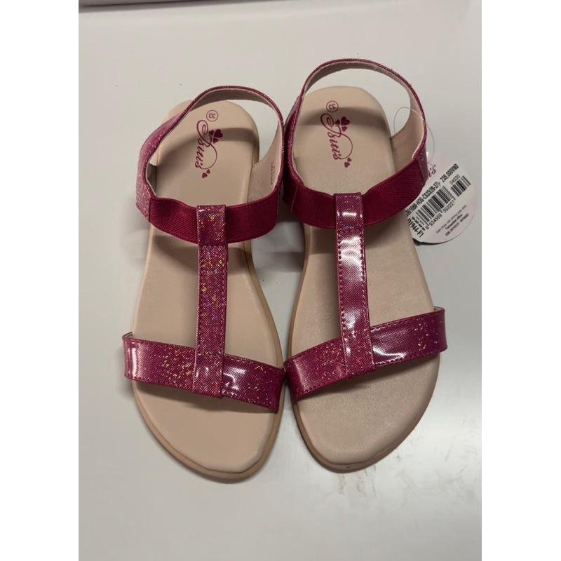 Sandal bé gái quai chun DPG0016688 - Hồng