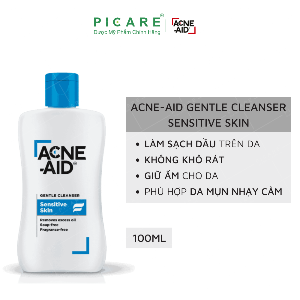 Sữa Rửa Mặt Acne-Aid Gentle Cleanser Sensitive Skin 100ml