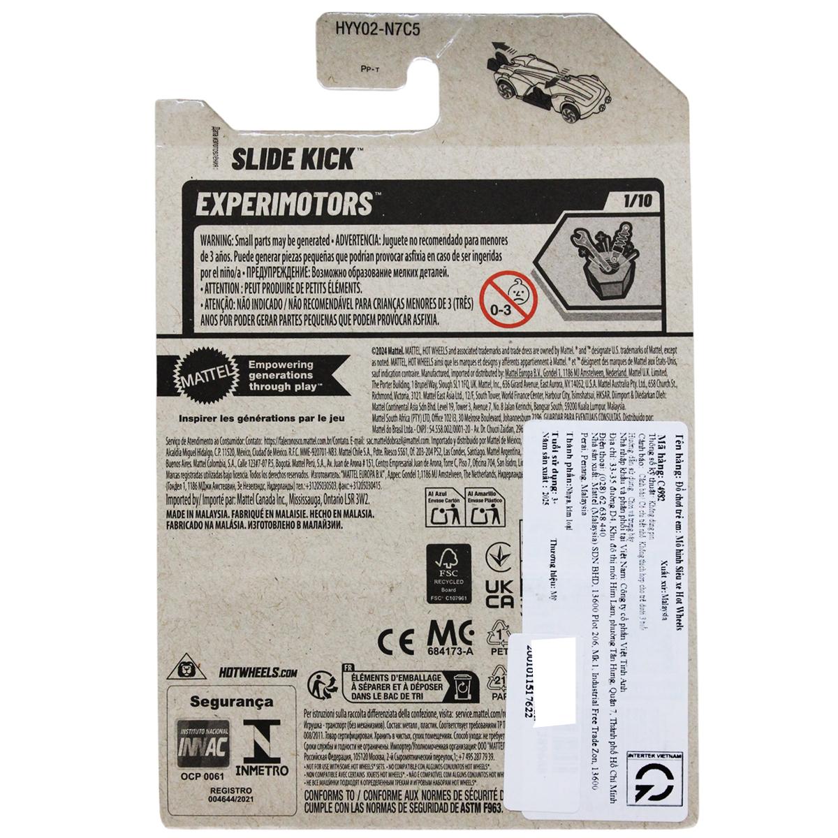 Siêu Xe Hot Wheels C4982 - 116/250 - Slide Kick