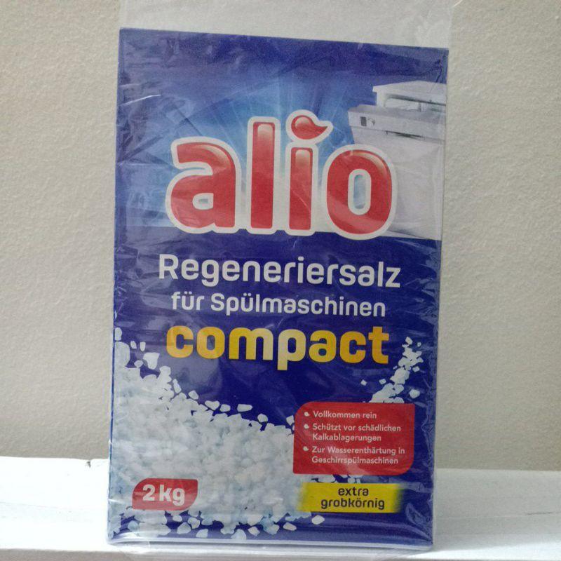 Muối làm mềm nước Alio 2kg chiến dùng cho mát rửa chén bát ( Muối rửa bát )