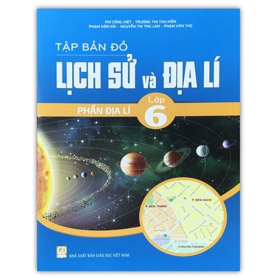 Sách - Tập bản đồ Lịch sử và Địa lí lớp 6 - Phần Địa lí0