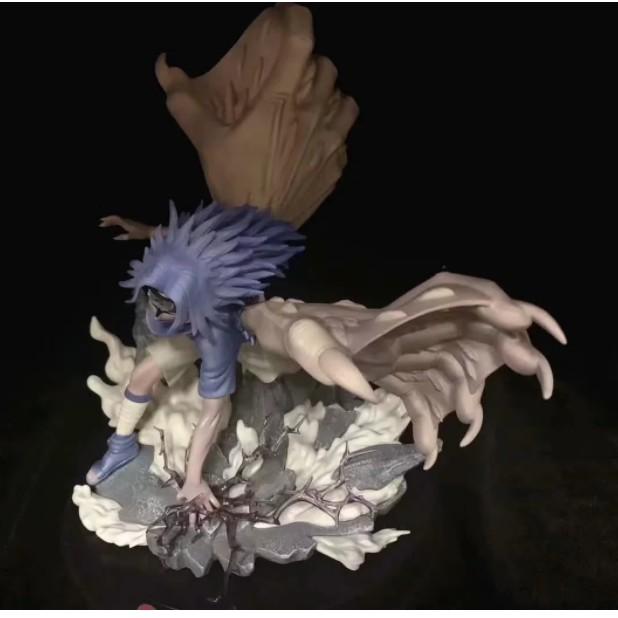 Mô hình Naruto Uchiha Sasuke Big Hand Curse cực kì sắc nét màu da thật loại 1