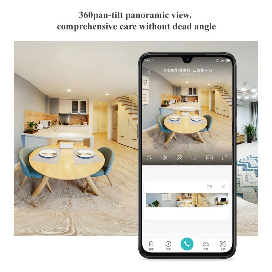 Xiaomi Mi camera giám sát thông minh 2K 1296p Bảo mật tại nhà Monitor Baby CCTV Video WiFi Webcam Tầm nhìn đêm theo dõi IP Cam Màu sắc: 2K PTZ