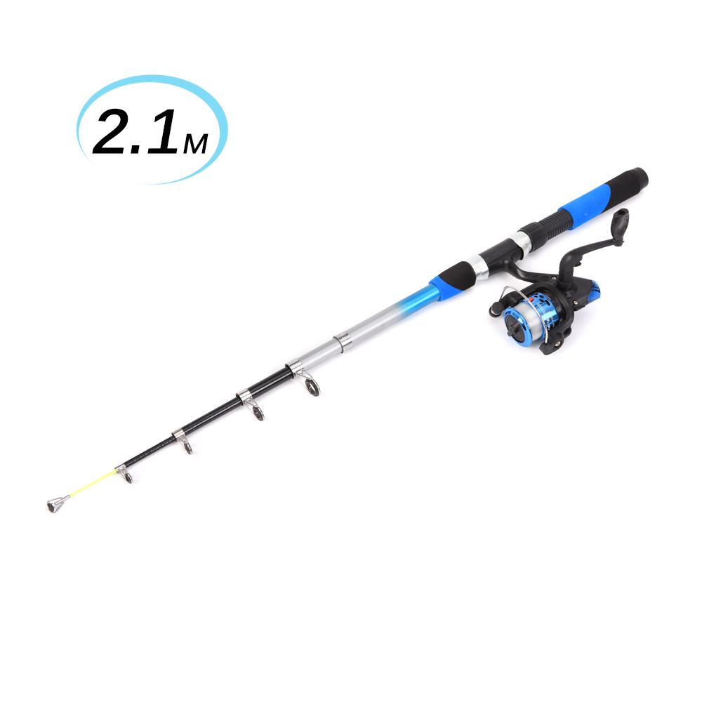 Combo Cần Câu Câu Cá Trọn Bộ gồm Que và Cuộn, Mồi, Móc, Túi và các dụng cụ câu được trang bị đầy đủ.