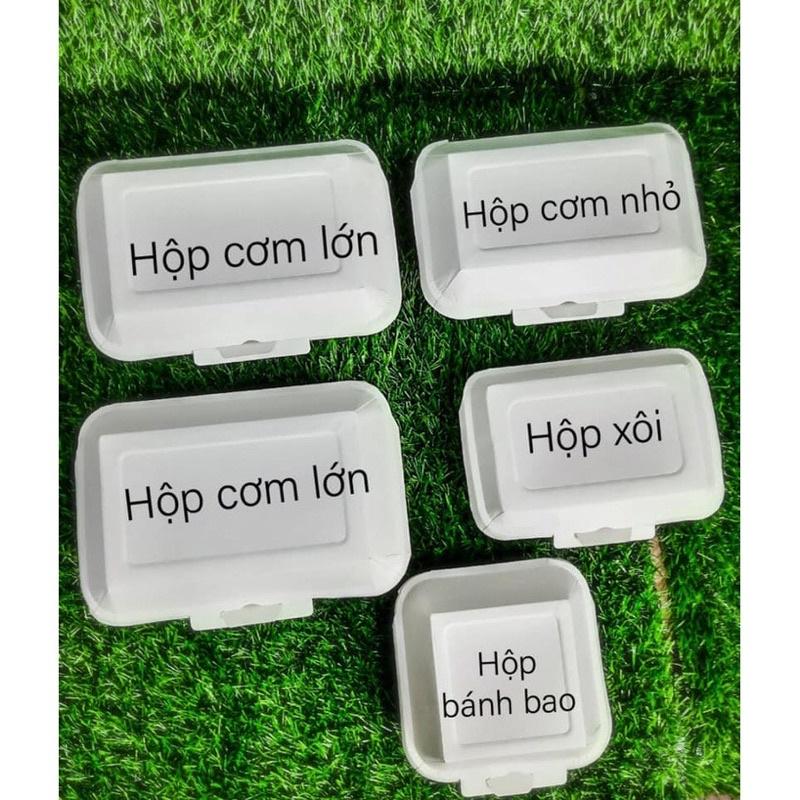 50 hộp cơm, hộp xôi, hộp bánh bao bằng giấy