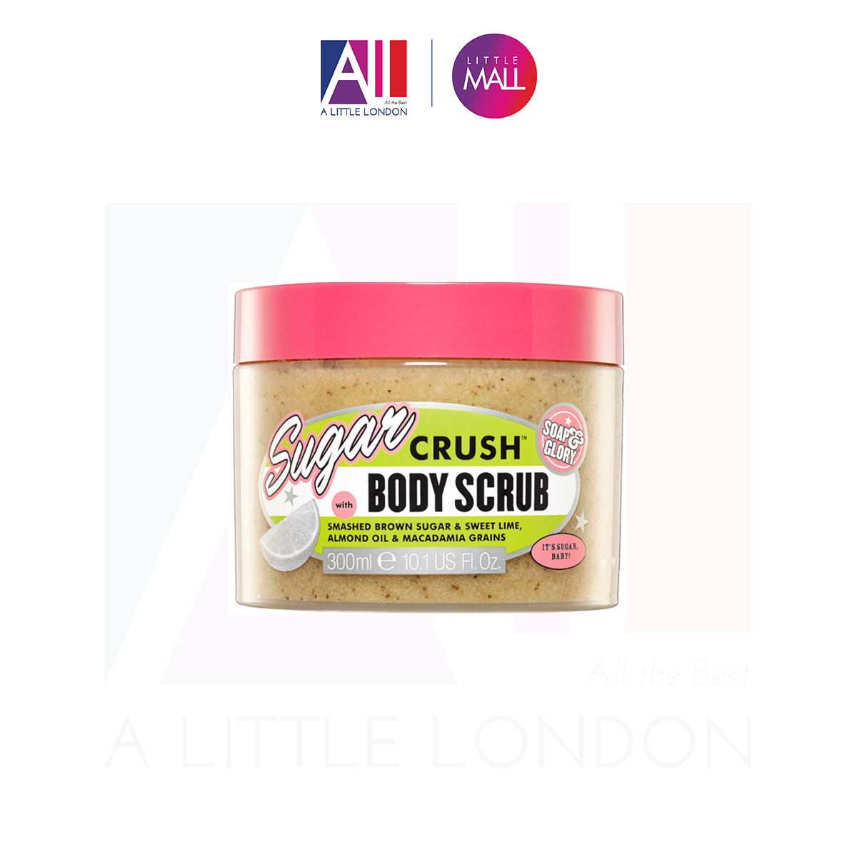 Tẩy da chết toàn thân Soap &amp; Glory Sugar Crush Body Scrub 300ml