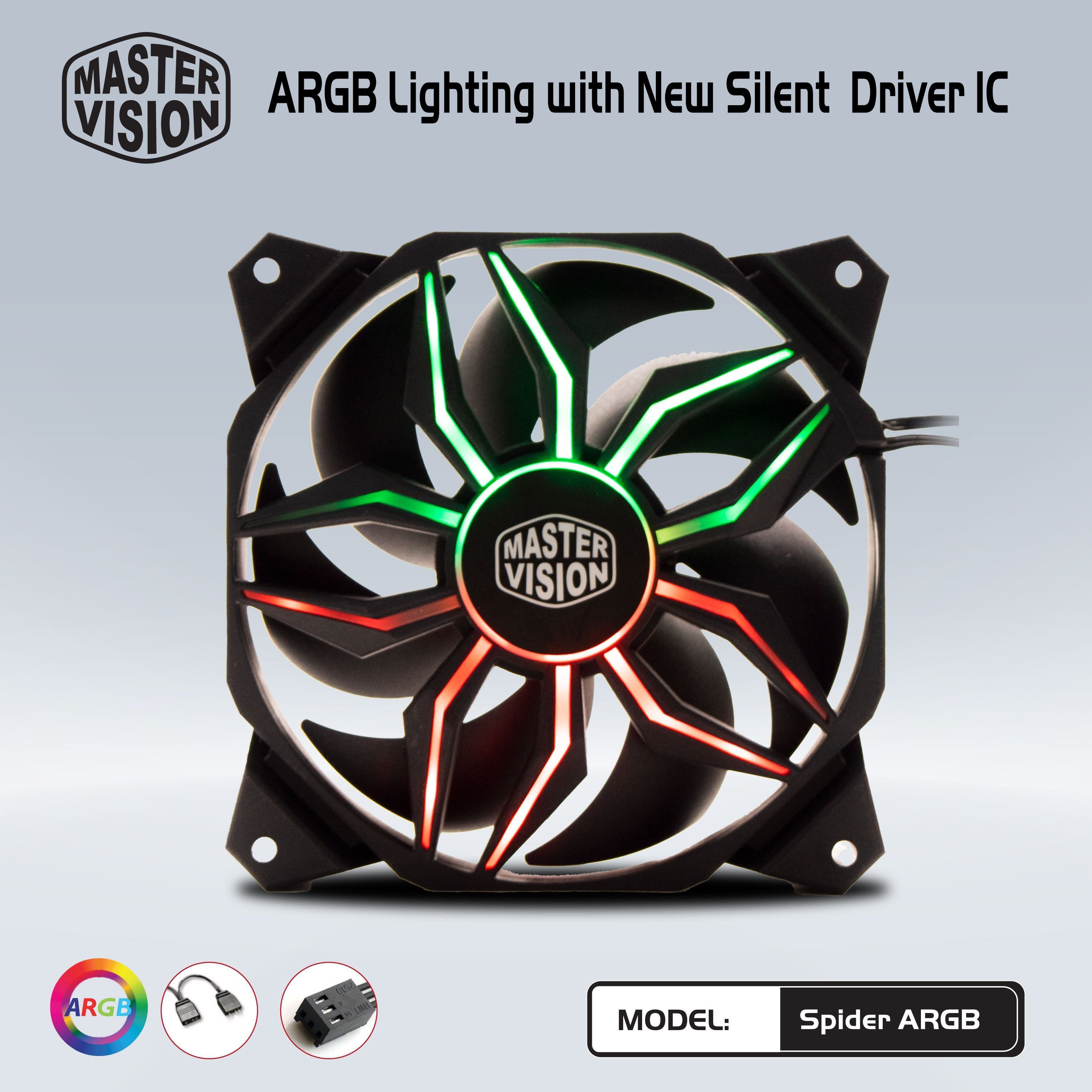 Fan Spider Full LED ARGB Sync (Tray) - hàng chính hãng