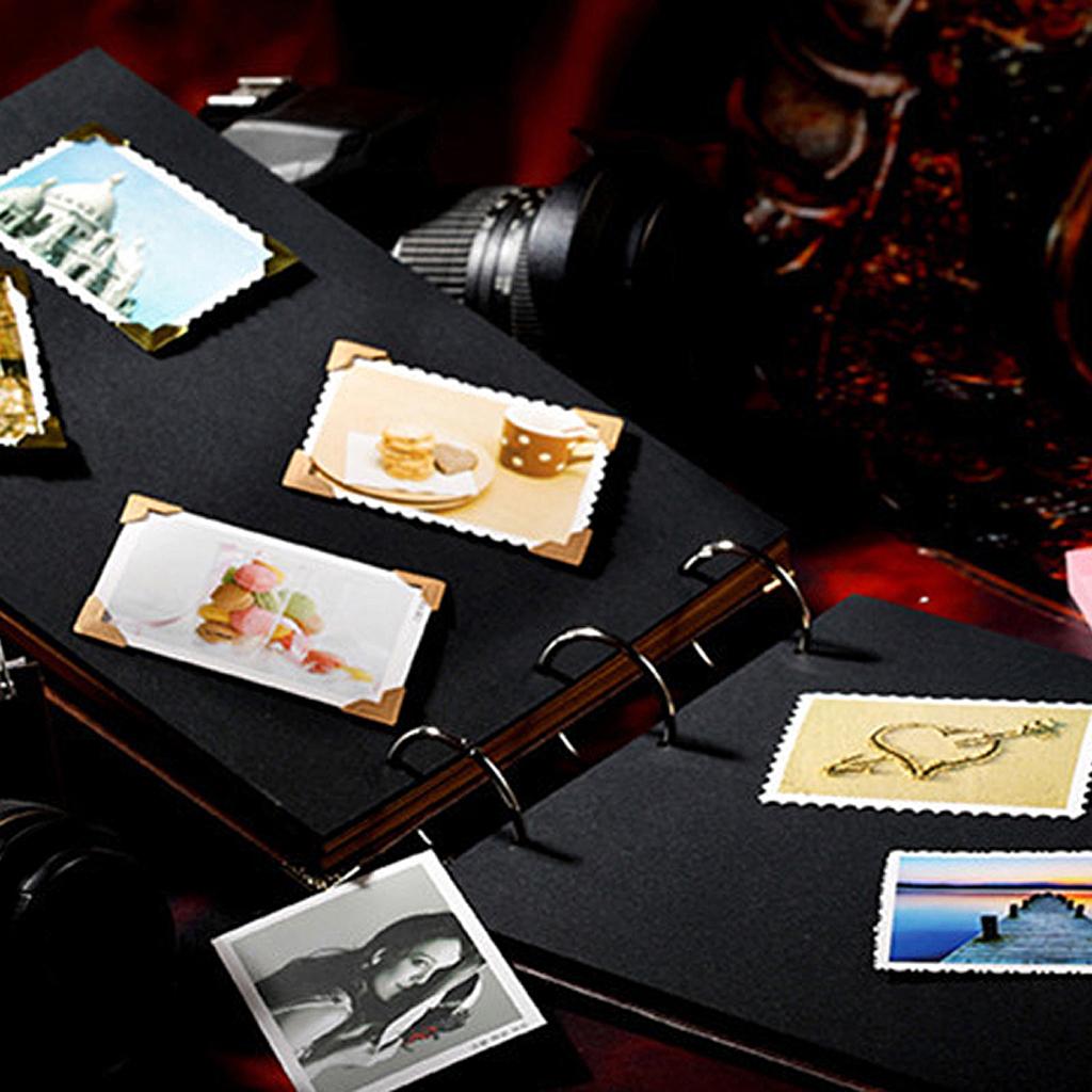 Handmade Hàn Quốc Yêu Hoa Hồng Đỏ Album Ảnh Hướng Dẫn Sử Dụng Dán Album DIY Quà Cưới