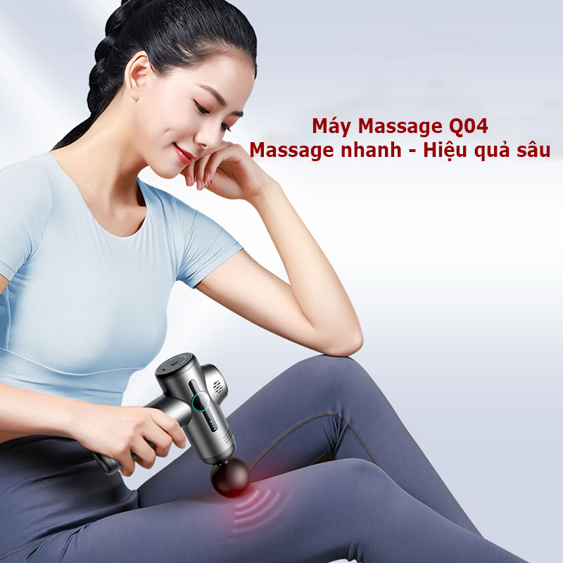 Máy massage cầm tay Mini Q4 ,Máy mát xa cầm tay mini 6 đầu massage giảm đau lưng, đau cổ gáy, Trị Đau Nhức Toàn Thân Hiệu Quả